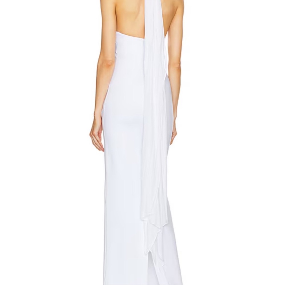 Helsa Amber White Maxi Dress